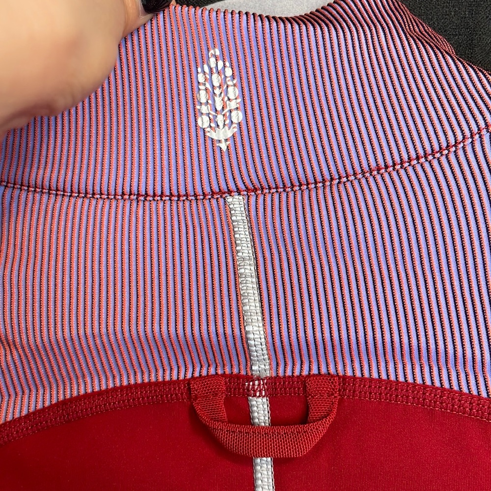 NWT Free People Movement Hardio Cardio Jacket - Red Grape - Size Small - Picture 11 of 16